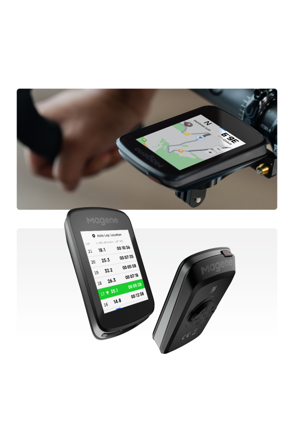 Licznik Komputer rowerowy GPS Magene  C606 PRO NAWIGACJA 2,8" ANT+ ClimbPro Bluetooth
