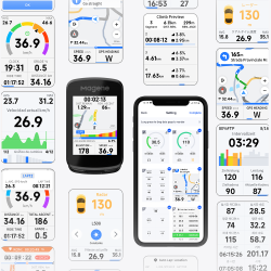 Licznik Komputer rowerowy GPS Magene  C606 PRO NAWIGACJA 2,8" ANT+ ClimbPro Bluetooth