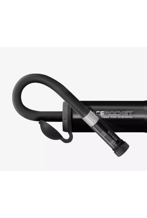 Pompka Topeak RACEROCKET czarna z wężykiem 8 bar
