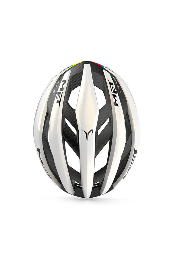 Kask szosowy MET Trenta 3K Carbon MIPS S UCI II RAINBOW