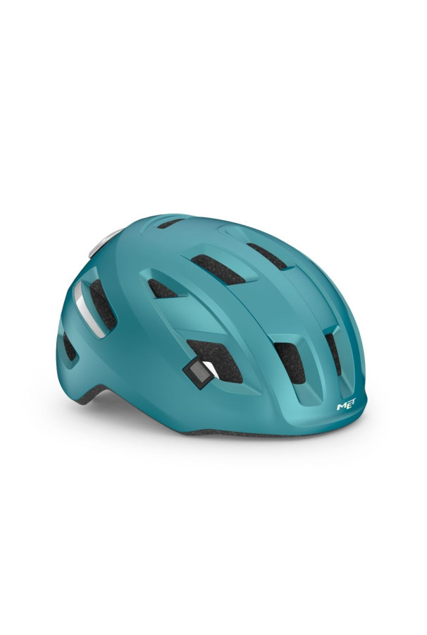 Kask rowerowy Met E-MOB z lampką L 58-61 cm green