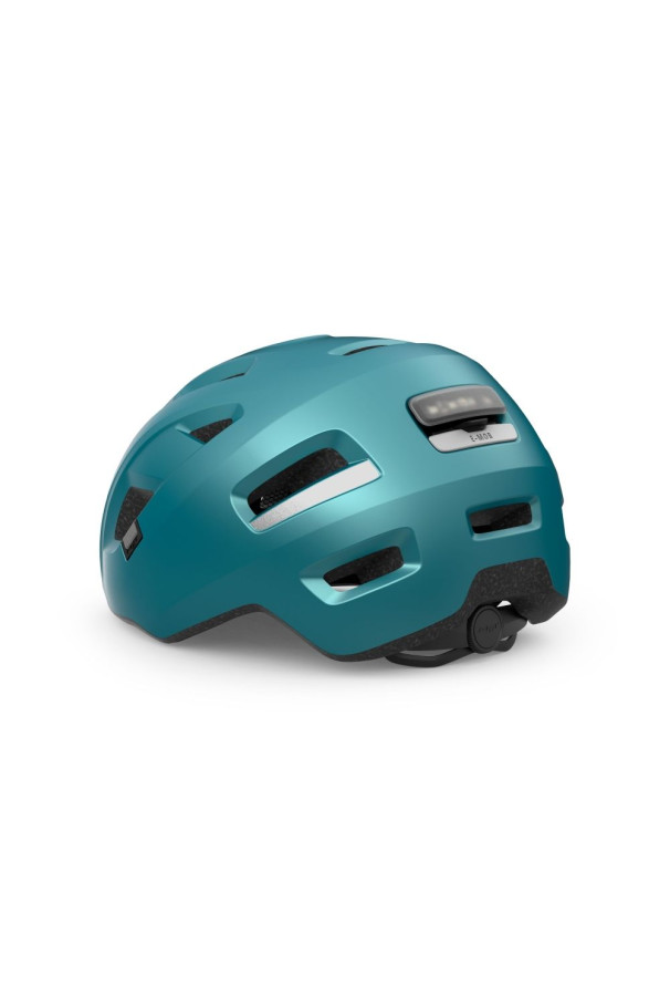 Kask rowerowy Met E-MOB z lampką L 58-61 cm green