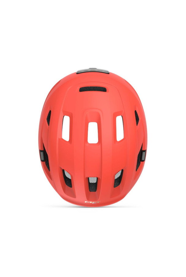 Kask rowerowy Met E-MOB z lampką M 56-58 cm Coral