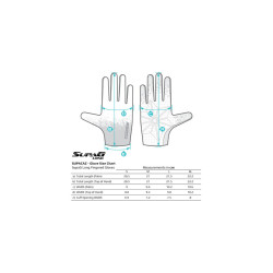 Rękawiczki Supacaz Galactic Gloves MTB Blackout S