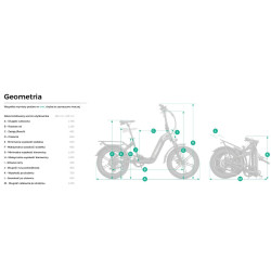 Rower składak JOBOBIKE  Romer Pro Lavender 15Ah