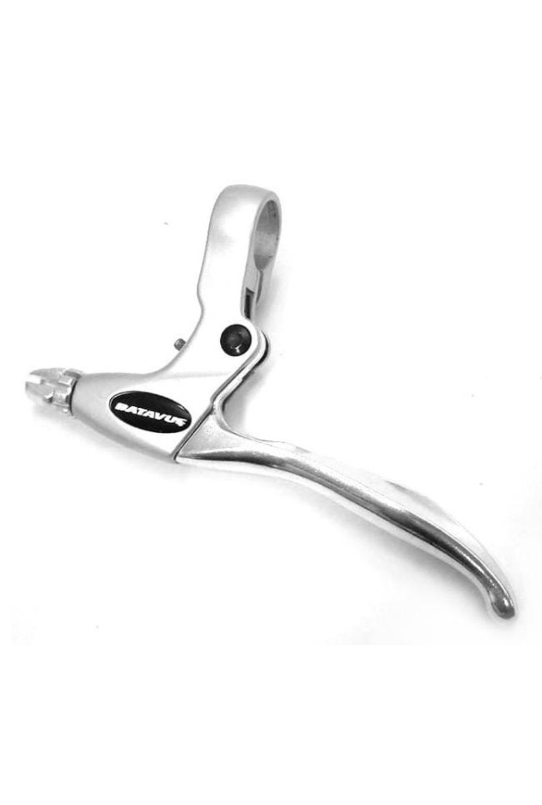 Lewa klamka hamulcowa Batavus srebrna