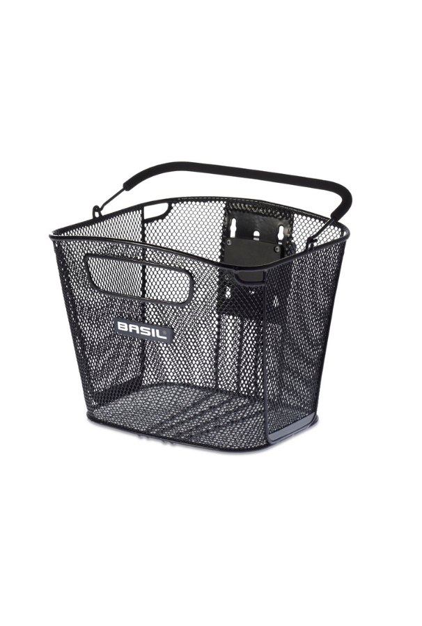Koszyk rowerowy Basil Bold KF ściągany czarny