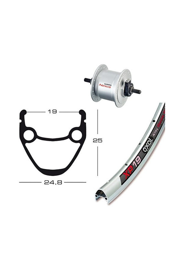 Koło przednie 28" dynamo w piaście Shimano Nexus