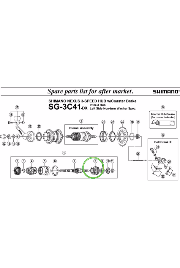 Element przeniesienia napędu Nexus 3