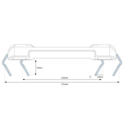 Mocowanie / adapter na bagażnik fotelika Urban Iki