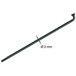 Szprycha nierdzewna ALPINA 2.0x286 mm czarna