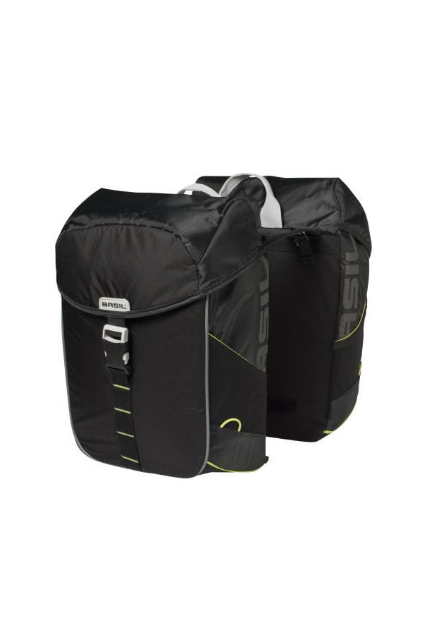 Sakwa dwustronna Basil Miles czarna