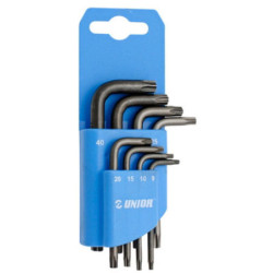 Zestaw 8 kluczy TORX Unior T9-T40
