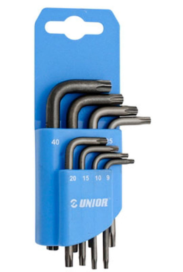 Zestaw 8 kluczy TORX Unior T9-T40