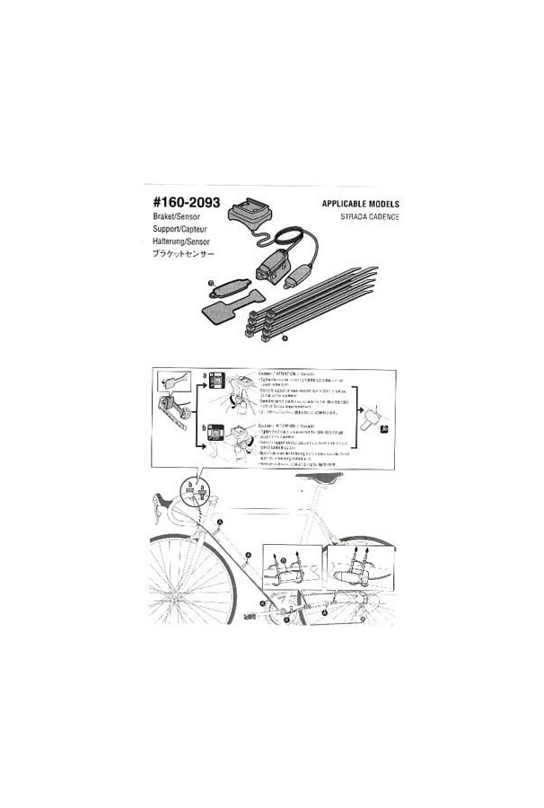 Czujnik prędkości/kadnecji Cateye CC-RD200