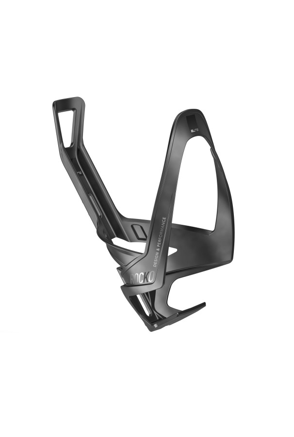 Koszyk na bidon Elite Rocko Carbon czarny mat