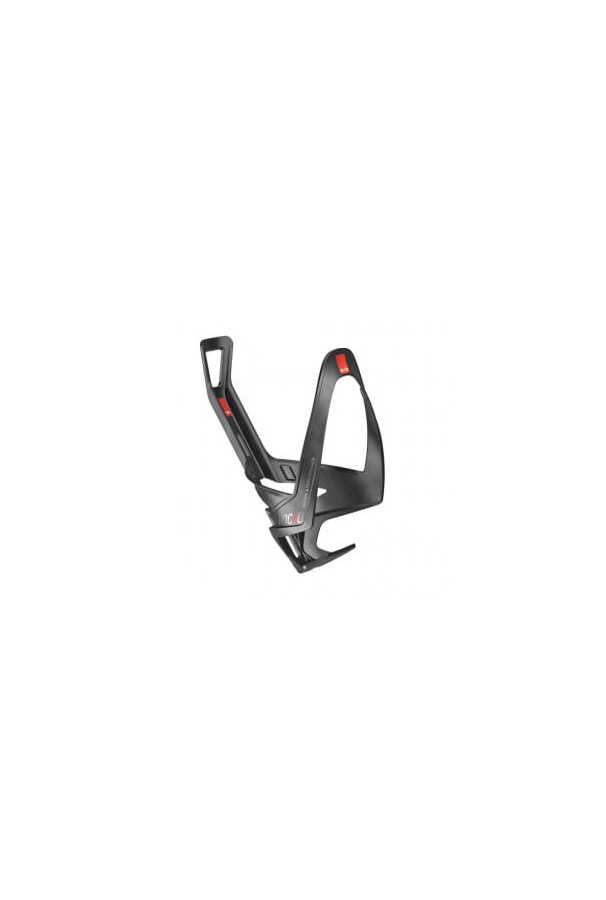 Koszyk na bidon Elite Rocko Carbon czarny/czerwony