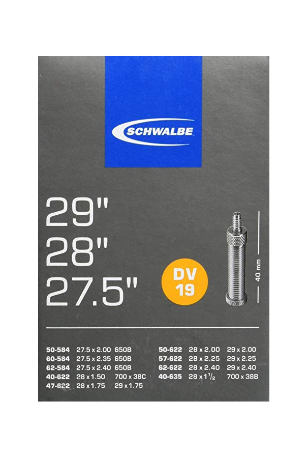 Dętka Schwalbe 27,5" 28/29" 50/62-584 40/62-622 DV