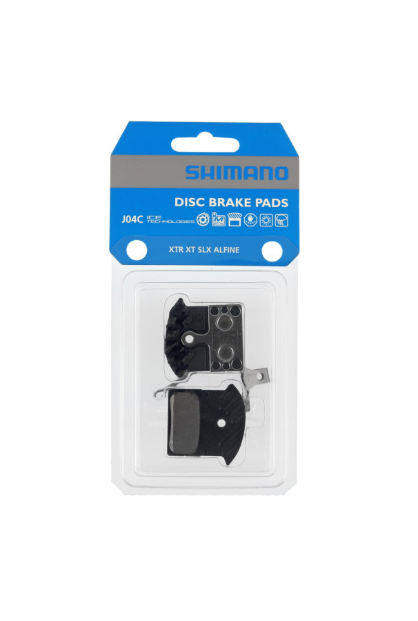 Klocki metaliczne z radiatorem Shimano J04C XTR / XT/ SLX / Alfine