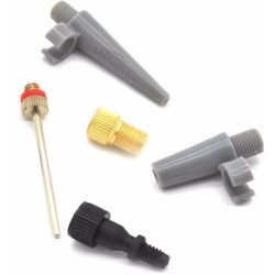 Zestaw adapterów Zefal, przejściówek do wentyli AV DV