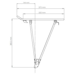 Bagażnik rowerowy Racktime Adjustable 26/28"