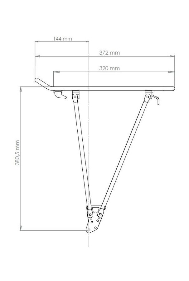 Bagażnik rowerowy Racktime Adjustable 26/28"