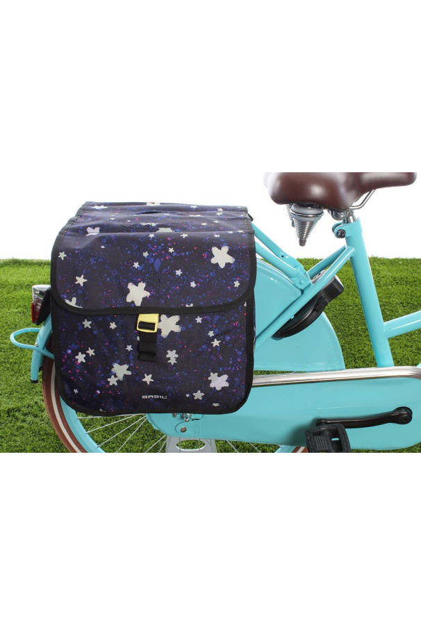 Podwójna dziecięca sakwa rowerowa Basil Stardust