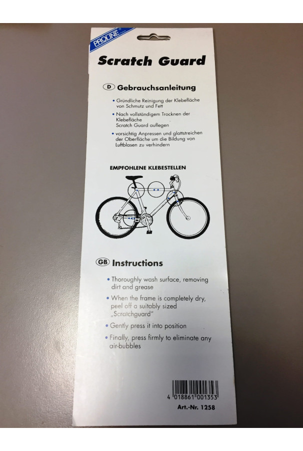 Proline Scratch Guard naklejki ochronne na ramę roweru