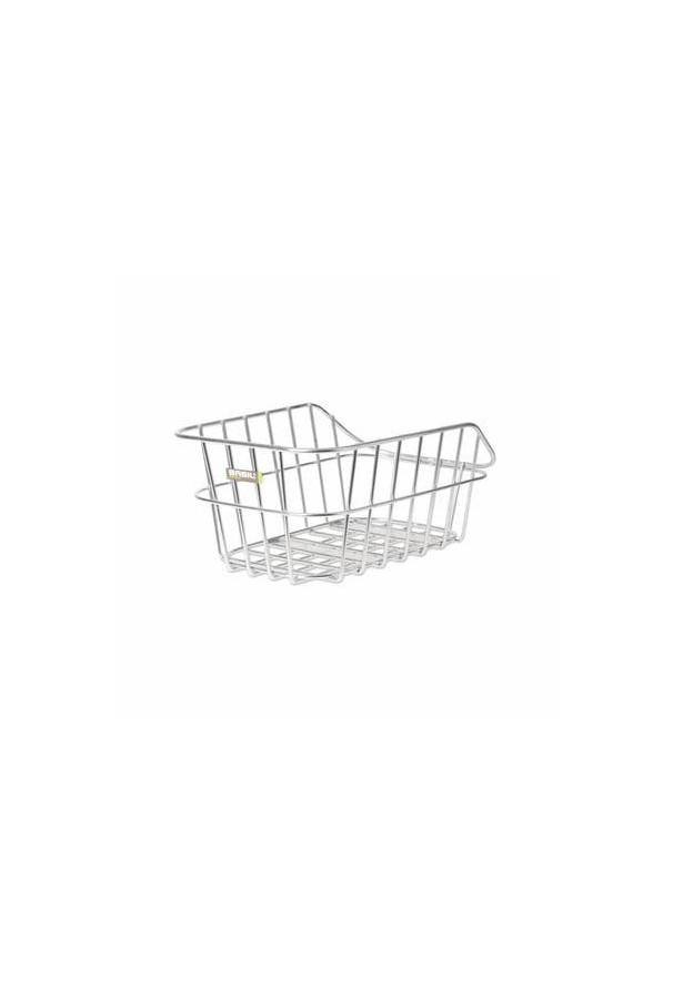 Tylny koszyk rowerowy Basil Cento alu srebrny