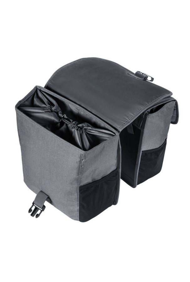 Podwójna sakwa Basil Go szara