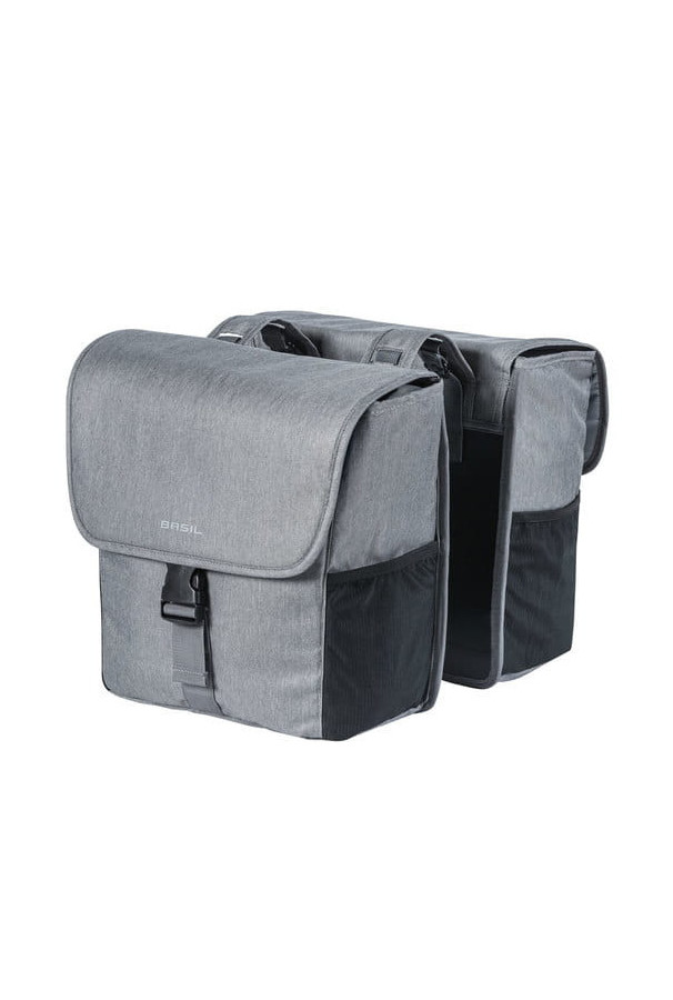 Podwójna sakwa Basil Go szara