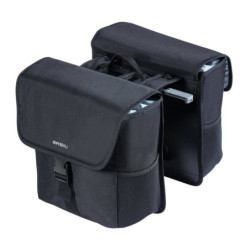 Podwójna sakwa Basil Go MIK czarna