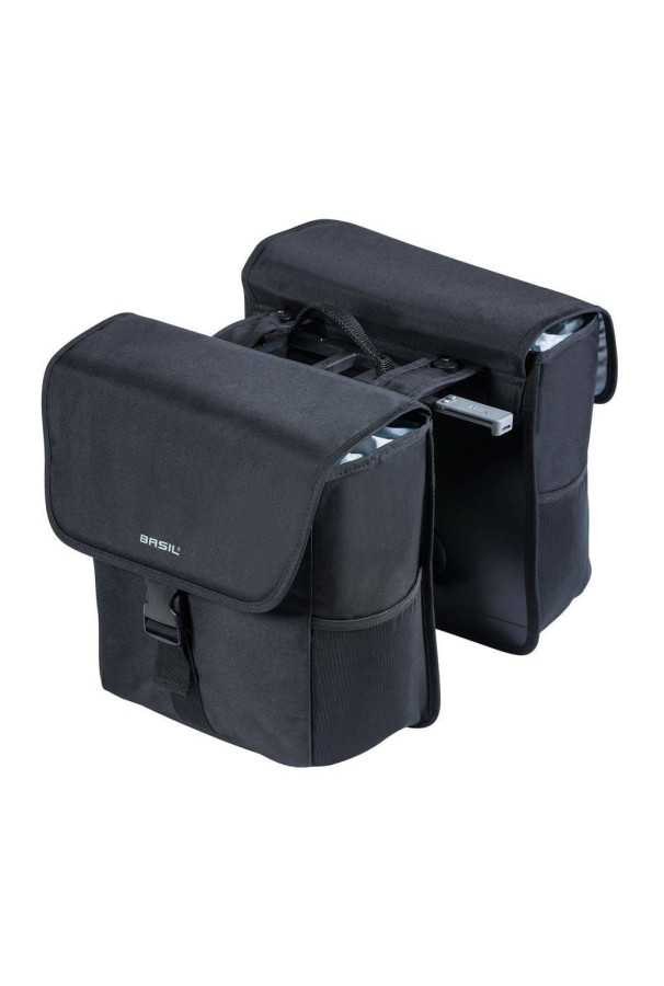 Podwójna sakwa Basil Go MIK czarna