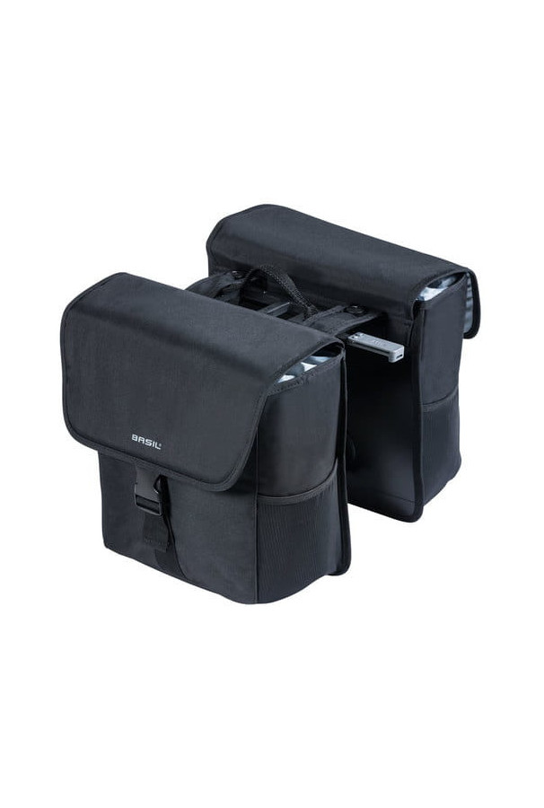 Podwójna sakwa Basil Go MIK czarna