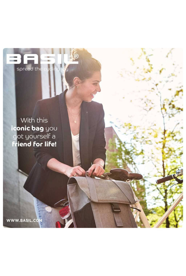Torba rowerowa Basil Go Single szara
