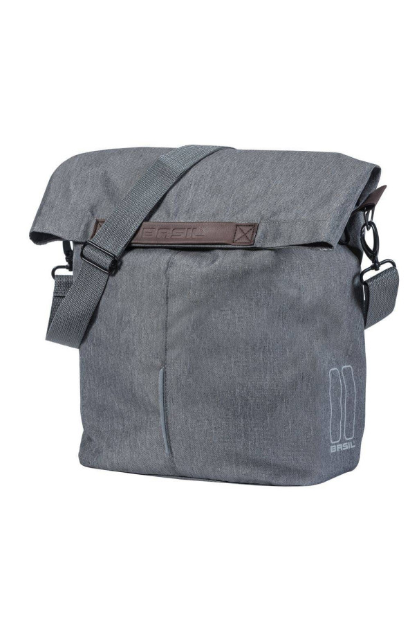 Torba rowerowa Basil Shopper City szara
