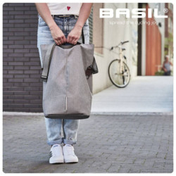 Torba rowerowa Basil Shopper City szara