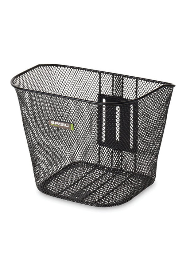 Koszyk rowerowy Basil Bremen czarny + uchwyt