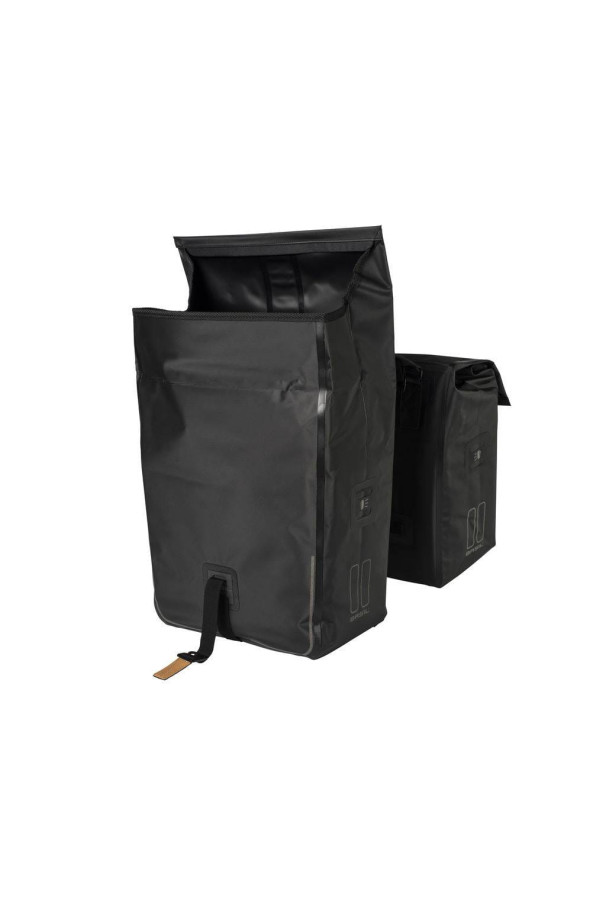 Podwójna sakwa Basil Urban Dry MIK czarna
