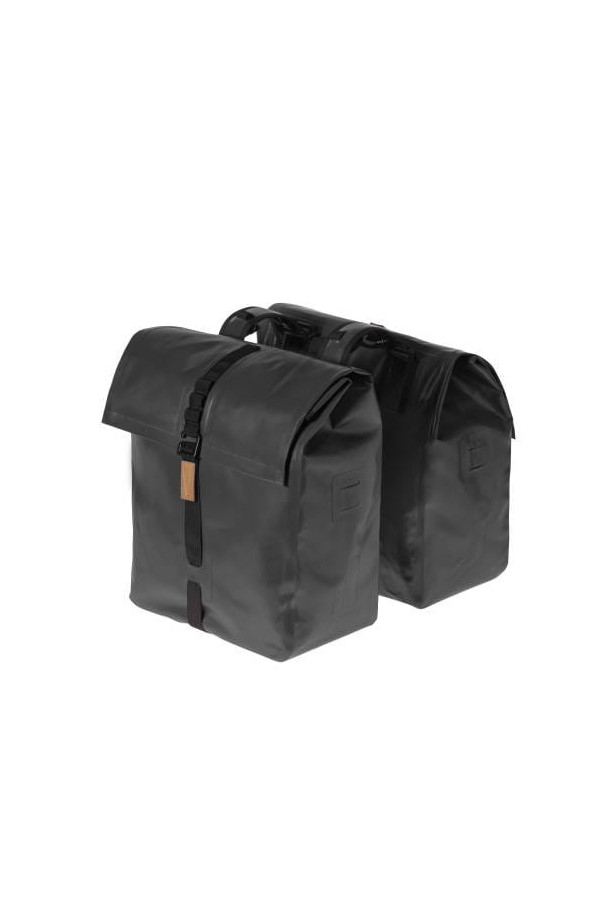 Podwójna sakwa Basil Urban Dry czarna