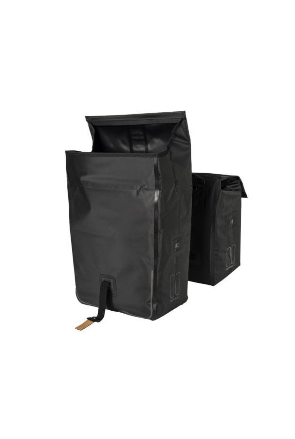Podwójna sakwa Basil Urban Dry czarna