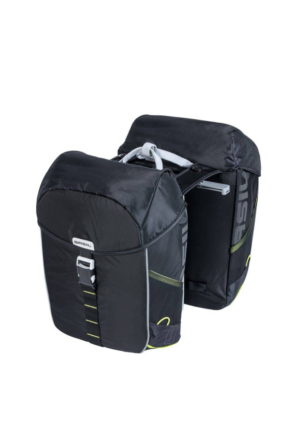 Podwójna sakwa Basil Miles MIK czarna
