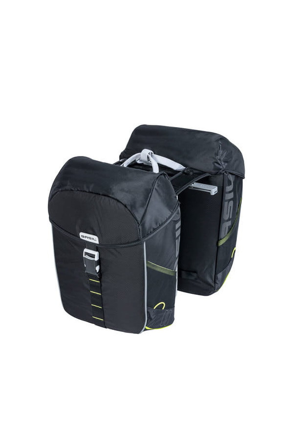 Podwójna sakwa Basil Miles MIK czarna