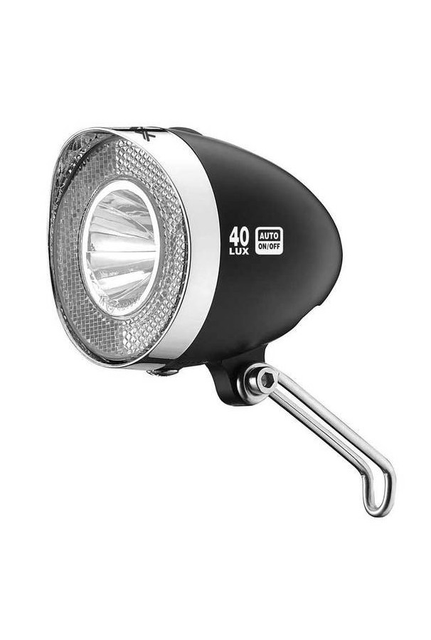 Przednia lampka XLC Retro Steady 40Lux czarna