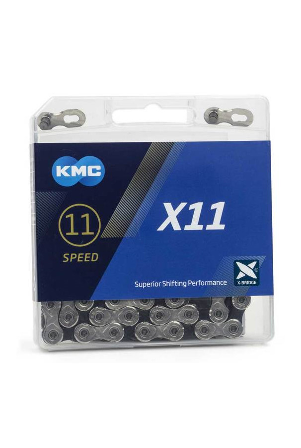 Łańcuch KMC X11 11rz srebrno-czarny