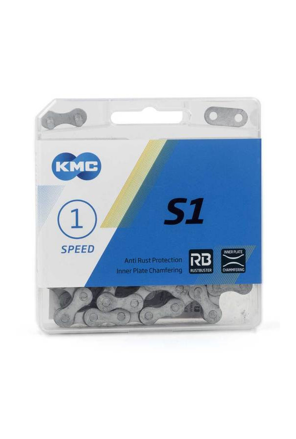 Łańcuch KMC S1 Wide RB 1rz. srebrny 112 ogniw