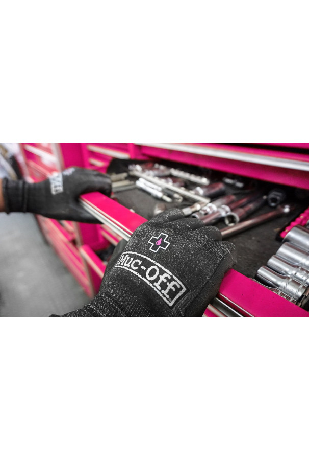 Czarne rękawiczki Muc-Off Rozmiar L.