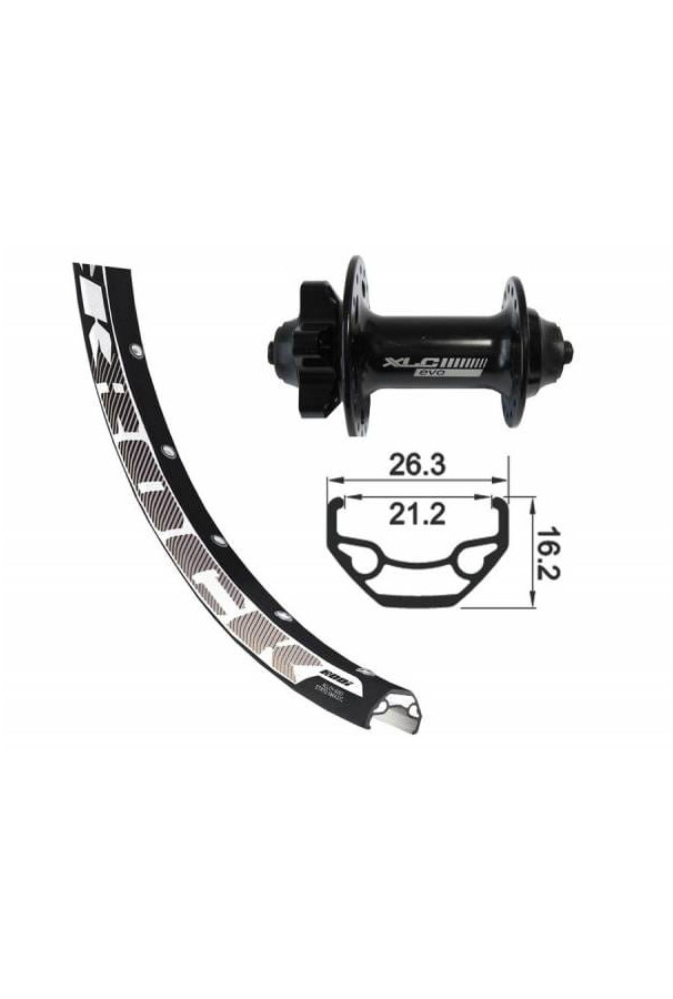Koło tylne 29" XLC tarcza 6-śrub 32 szprychy