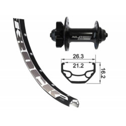 Koło tylne 29" XLC tarcza 6-śrub 32 szprychy