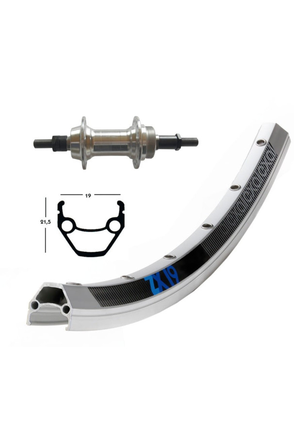 Koło tylne 26x1.75 36H wolnobieg Exal ZX 19-559